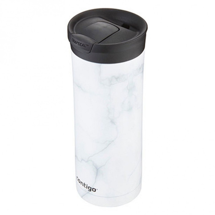Термокружка Contigo Huron Couture Snapseal 591 мл White Marble 