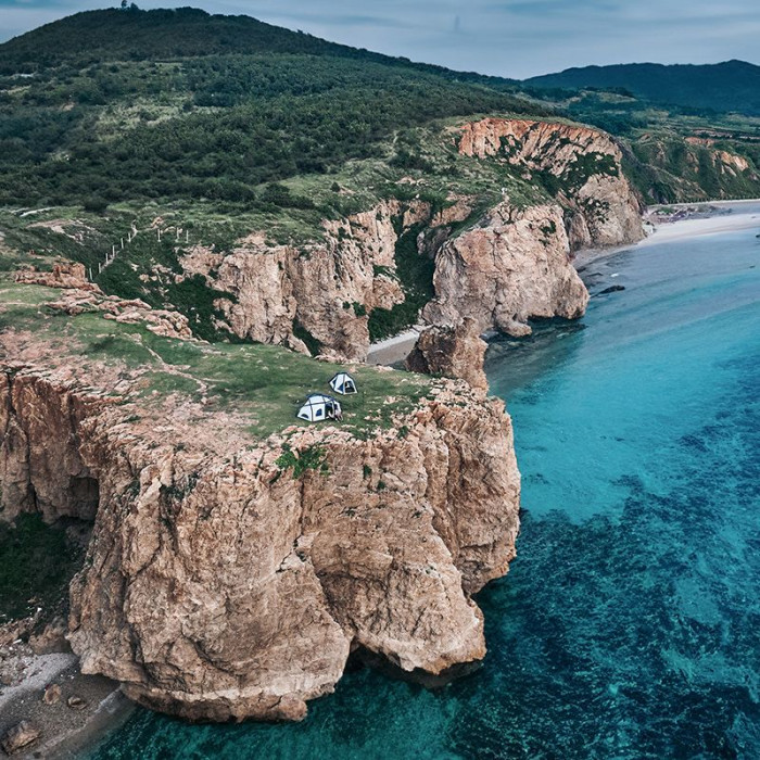 Намет надувний Naturehike CNK2300ZP012, блакитний малий 