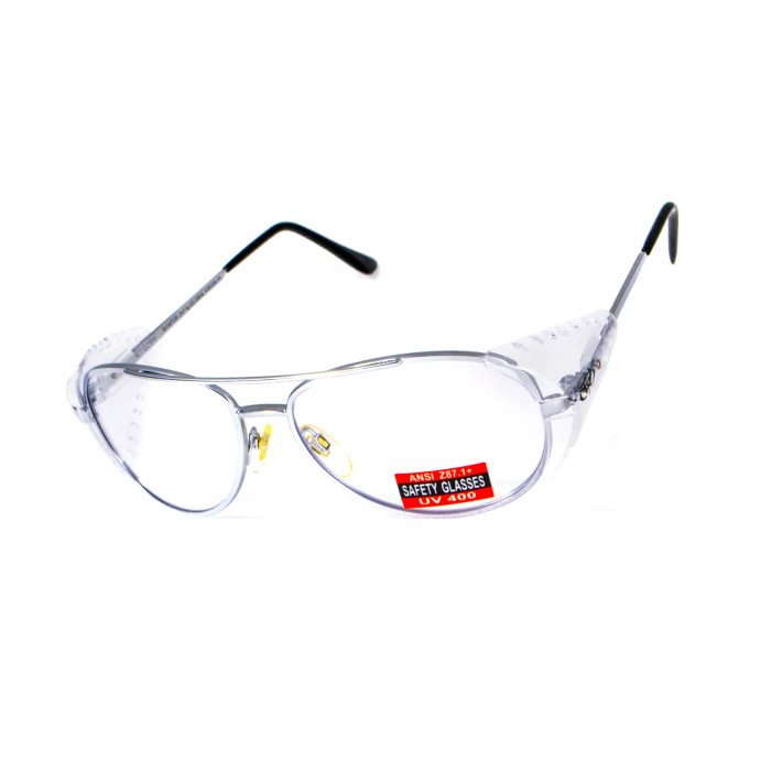 Окуляри захисні Global Vision Aviator (clear), прозорі 