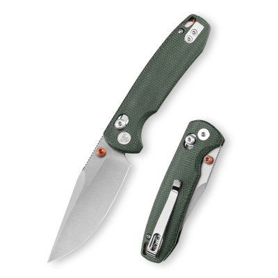 Ніж Trivisa Butterfly-GM, 14C28N, Мікарта, Зелений (JM06-GM-14)