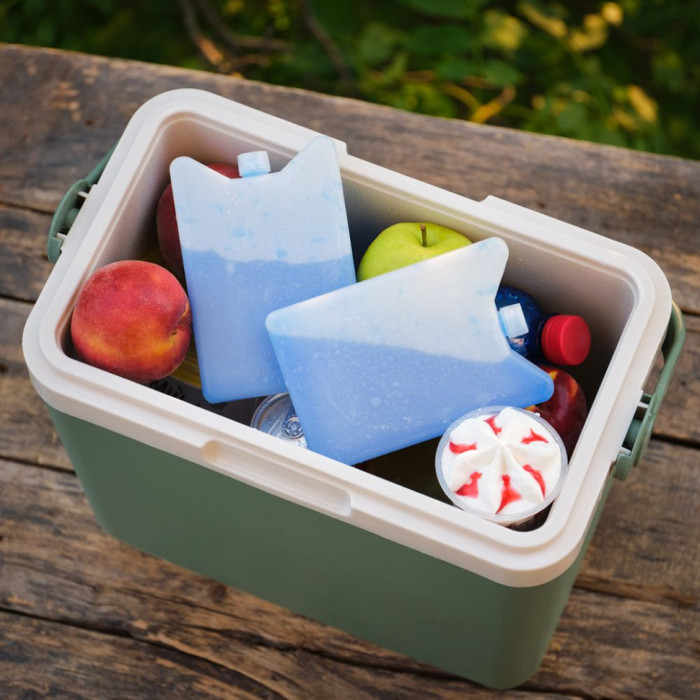 Набір із 4 шт акумуляторів холоду гелевих Quest 15*10*2 см, 200 мл 