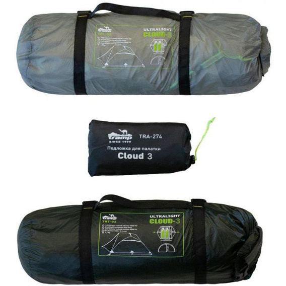 Намет Tramp Cloud 3 TRT-094, темно-зелений 