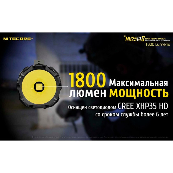 Ліхтар Nitecore MH25GTS 