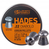 Кулі пневматичні JSB Hades 5,5 мм 1,03 г 250 шт/уп (546290-250)