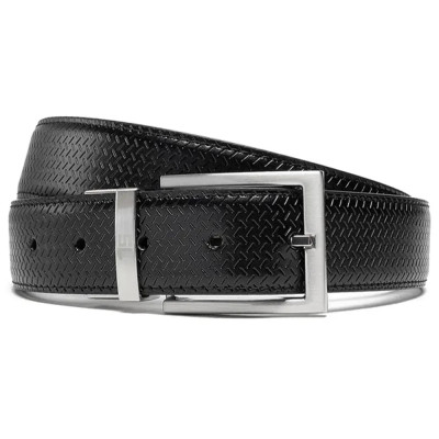 Ремінь чоловічий шкіряний Semi Line Black/Brown (P8232-0 L)