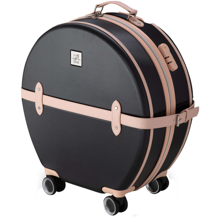 Валіза Semi Line 20" (S) Black/Pink Cream (T5671-2) 