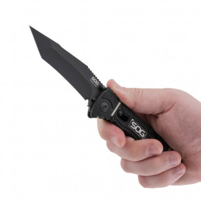 Ніж SOG Trident Elite tanto Чорний клинок (TF104-CP) 