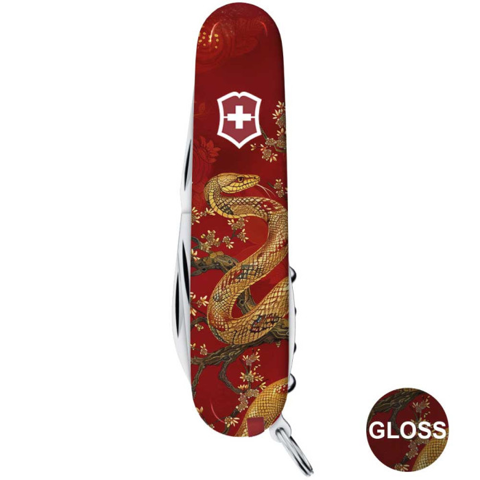 Складаний ніж Victorinox SPARTAN ZODIAC Золота змія 1.3603.Z4200pk 