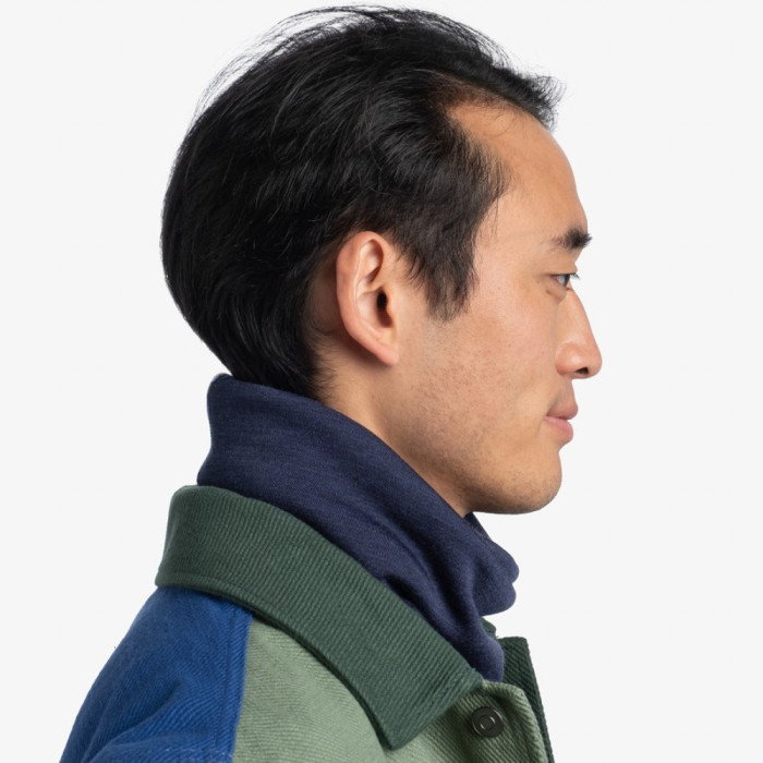 Шарф-труба Buff Heavyweight Merino Wool solid denim 