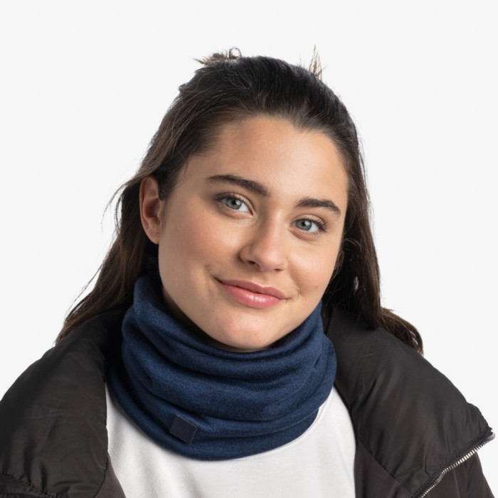 Шарф-труба Buff Heavyweight Merino Wool solid denim 