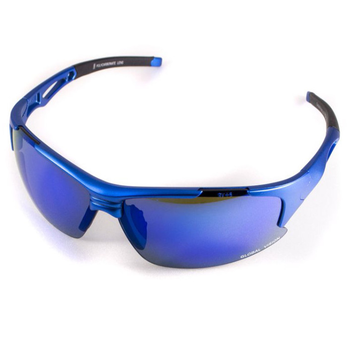 Окуляри Global Vision Friday (G-Tech Blue) дзеркальні сині 