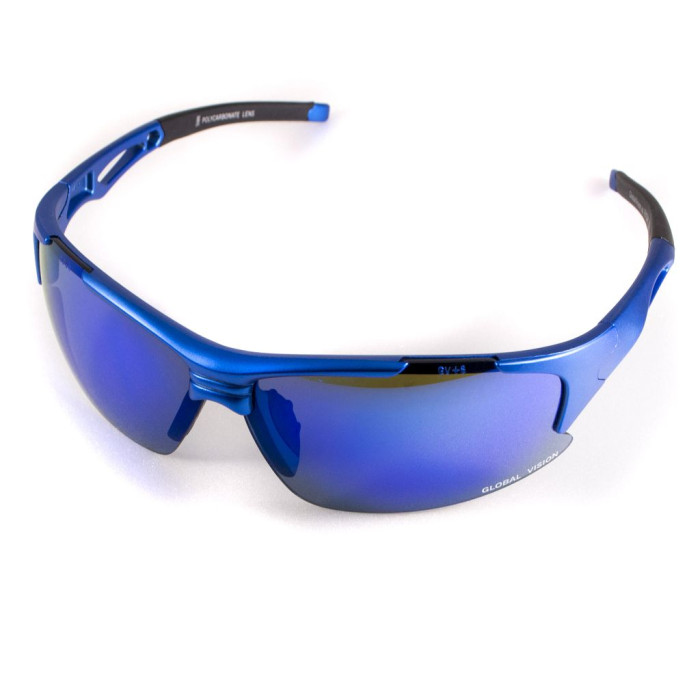 Окуляри Global Vision Friday (G-Tech Blue) дзеркальні сині 