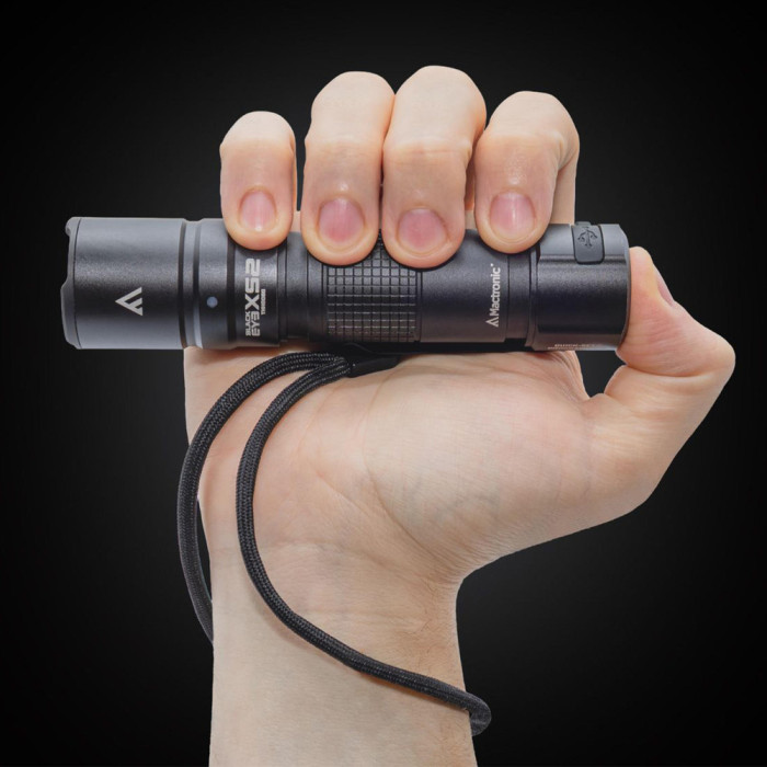 Ліхтар тактичний Mactronic Black Eye X52 (5200 Lm) Programmable Rechargeable Type-C (THH0080)