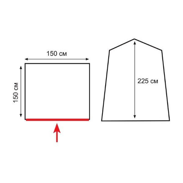 Тент Totem Privat (душ /туалет) 