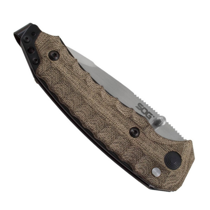 Ніж SOG Kiku Satin dual direction, VG10 