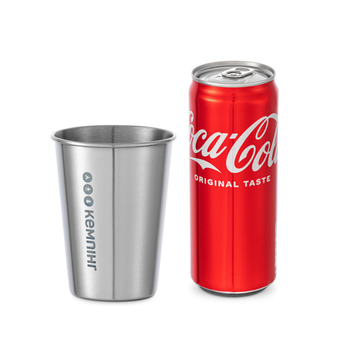 Сталевий стакан 350 мл 