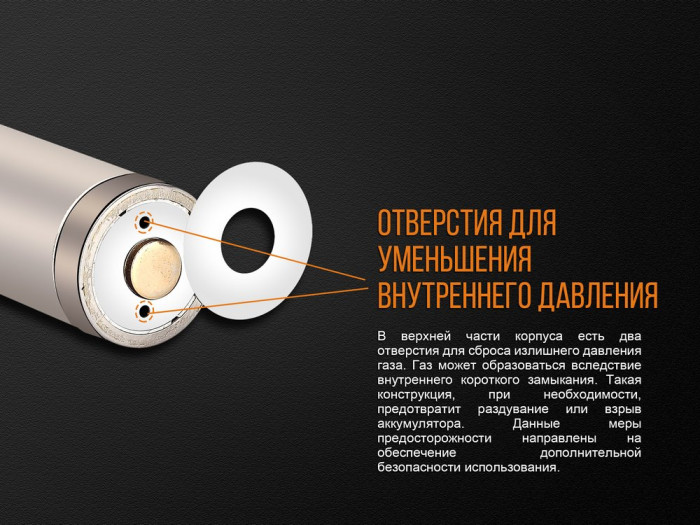 Акумулятор 16340 Fenix 700 UP mAh Li-ion micro usb зарядка 