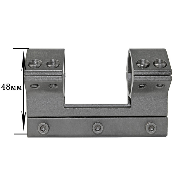 Кріплення на зброю для ліхтаря 2x25mm Ring (планка Вівера 10 мм) 