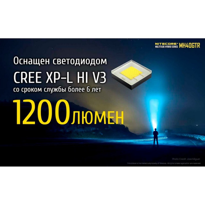 Ліхтар Nitecore MH40GTR 