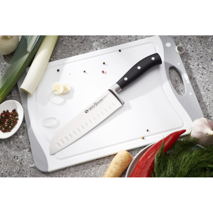 Кухонний ніж Сантоку Grossman 370 LV - LOVAGE 