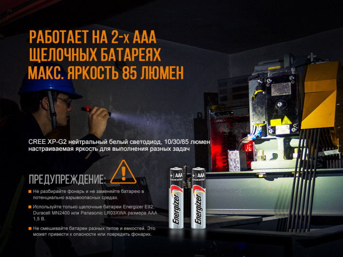 Ліхтар ручний Fenix WF05E 