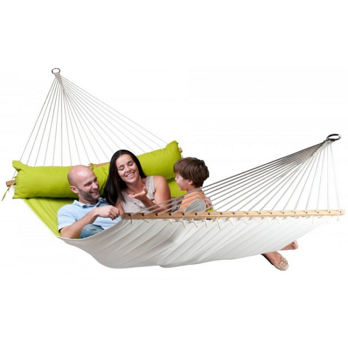 Гамак Сімейний з рейками La Siesta Alabama NQR14-41 avocado 