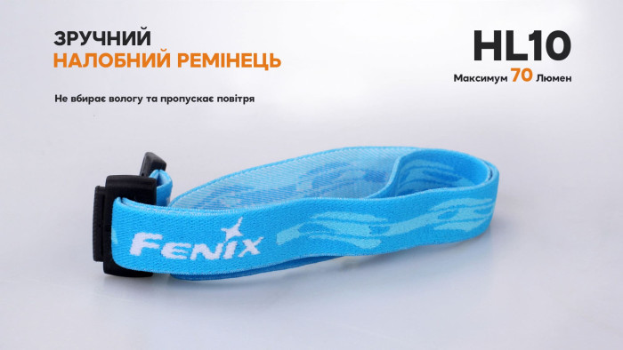 Налобний ліхтар Fenix HL10, золотий 
