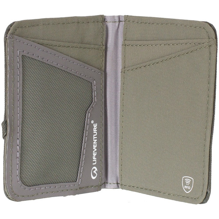 Гаманець RFID Lifeventure Card Wallet, Olive 