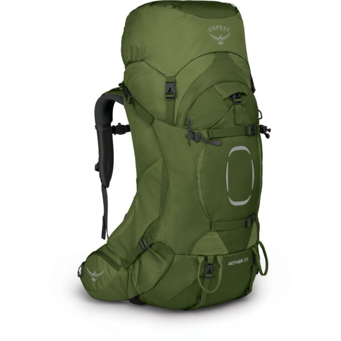 Рюкзак Osprey Aether 55 garlic mustard green - L/XL - зелений 