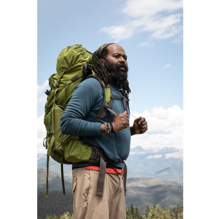 Рюкзак Osprey Aether 55 garlic mustard green - L/XL - зелений 