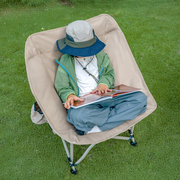 Стілець складаний Naturehike Stellaluna T04 CNK2550JJ022, вуглецева сталь, хакі 