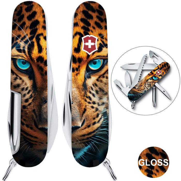 Складаний ніж Victorinox HIKER ANIMAL Леопард 