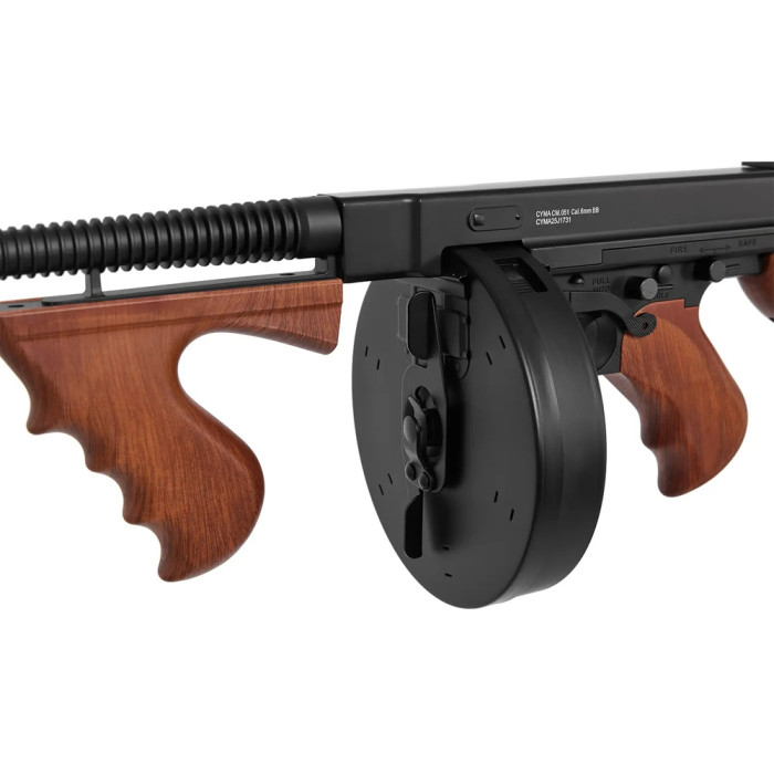 Пістолет - кулемет страйкбольний CYMA Thompson CM.051 AEG 6 мм 