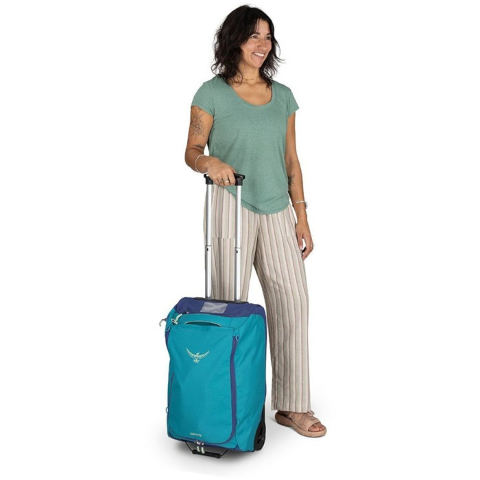 Сумка на колесах Osprey Daylite Carry-On Wheeled Duffel 40 blue spikemoss/alkaline - O/S - синій/бірюзовий 