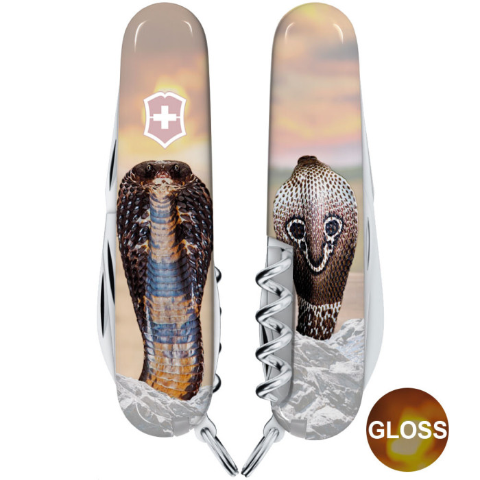 Складаний ніж Victorinox SPARTAN ZODIAC Королівська кобра 1.3603.Z4230pk 