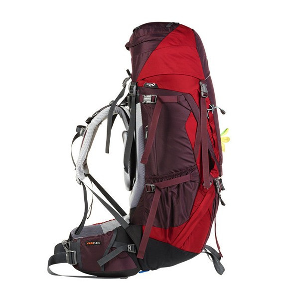 Рюкзак Deuter Aircontact SL, 60 + 10 л, aubergine-cranberry 