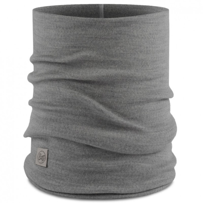Шарф-труба Buff Heavyweight Merino Wool solid Light Grey 