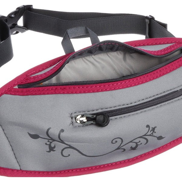 Сумка на пояс Deuter Neo belt II, silver-magenta