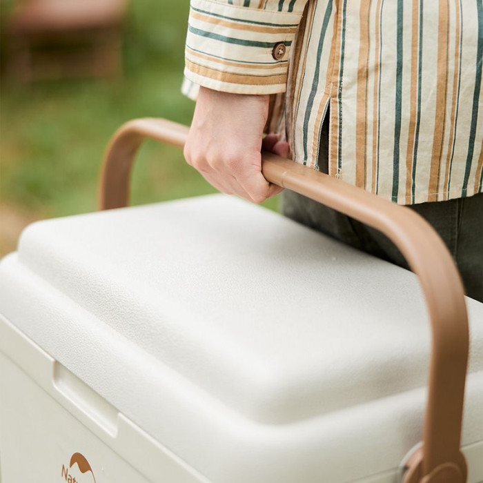 Туристичний холодильник Naturehike CNK2300BS011, 24 л, бежевий 