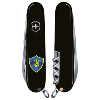 Складаний ніж Victorinox CLIMBER UKRAINE Тризуб на щиті 1.3703.3_T1080u