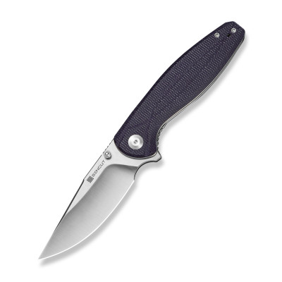 Ніж складаний туристичний Sencut Vyrce (8.9 см) D2 / Canvas Micarta фіолетовий
