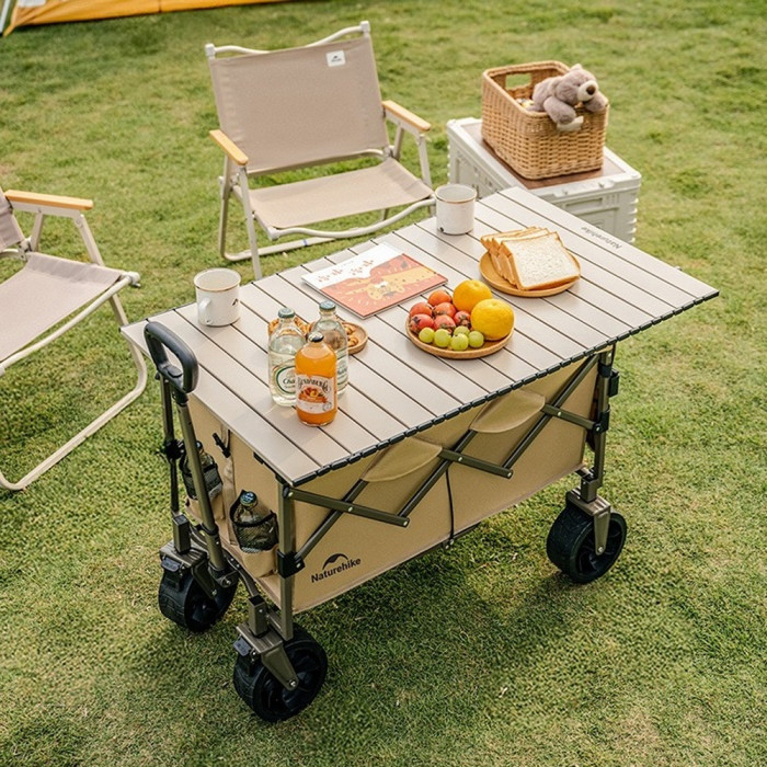 Візок туристичний складаний Naturehike Light CNK2350JJ012, 100+50 л, коричневий