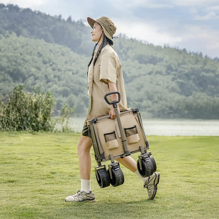 Візок туристичний складаний Naturehike Light CNK2350JJ012, 100+50 л, коричневий
