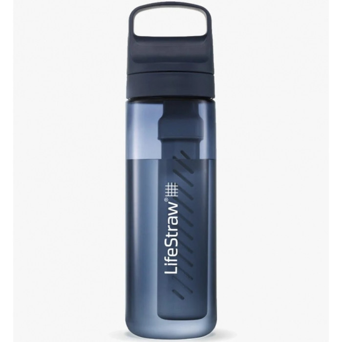 Пляшка-фільтр для води LifeStraw Go Filter Bottle, 650 мл, Aegean Sea (LSW LGV422ASWW) 