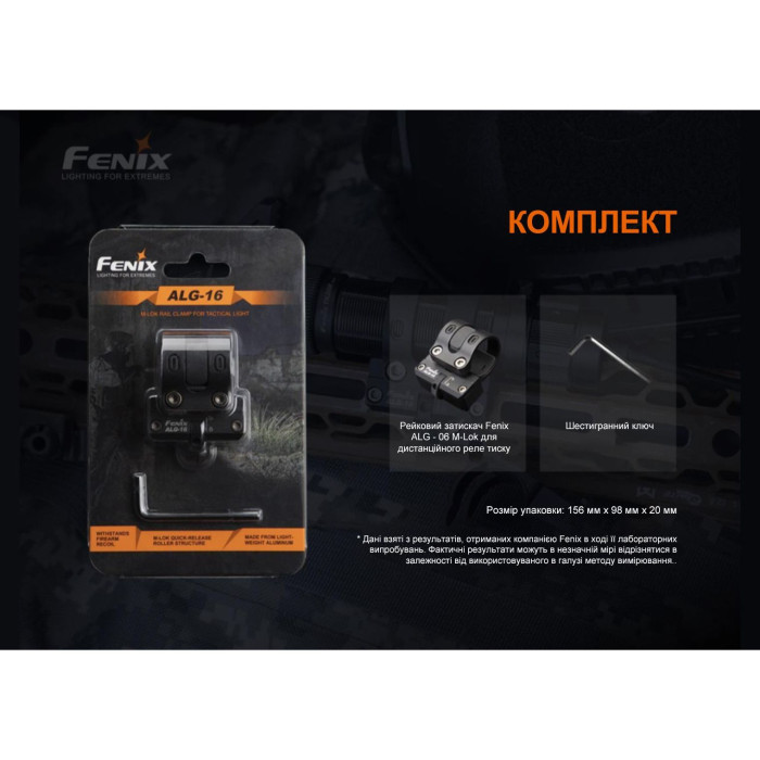 Кріплення на зброю для виносної кнопки Fenix ALG-06 