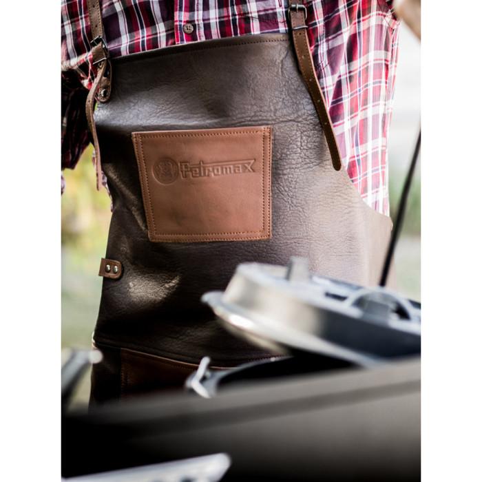 Фартух шкіряний Petromax Buff Leather Apron w/Cross Back