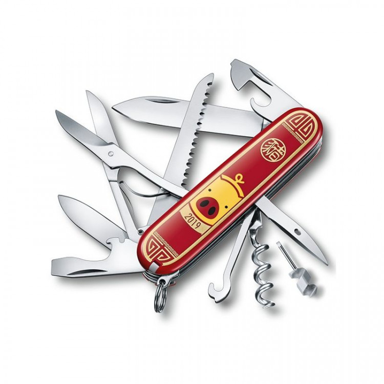 Ніж складаний Victorinox Huntsman Year Of The Pig (1.3714.E8) 