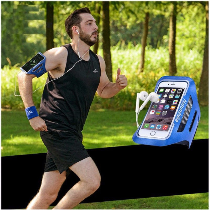 Чохол для телефону на руку Naturehike Arm bag XL (5.7 inch) фіолетовий 