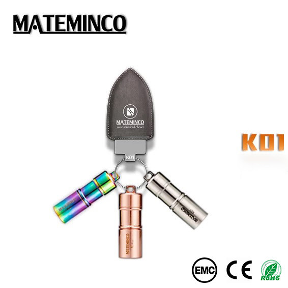 Ліхтар Mateminco Copper 100LM USB Mini LED, сріблястий 