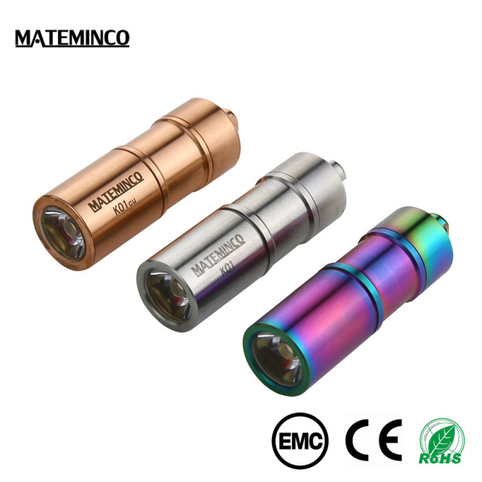 Ліхтар Mateminco Copper 100LM USB Mini LED, сріблястий 